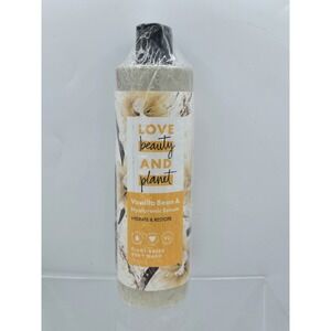 Love Beauty &‎ Planet Plant-Based Body Wash Vanilla Bean & Hyaluronic Serum 20fl